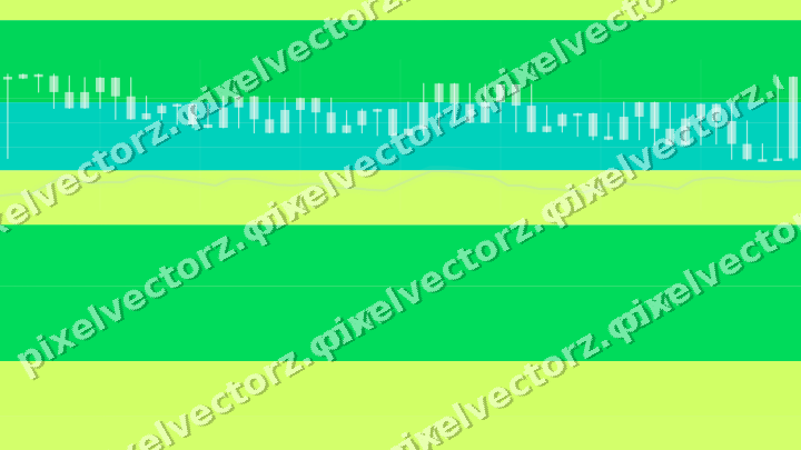 Soft pastel chart background in green and lime