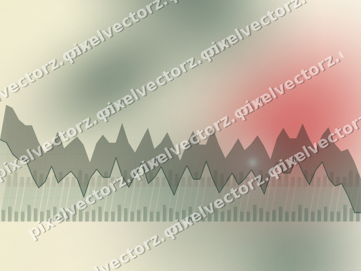 Soft pastel chart background in dark green and red