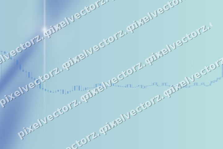 Soft pastel chart background in blue and cyan