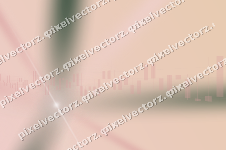 Soft pastel chart background in red and dark green