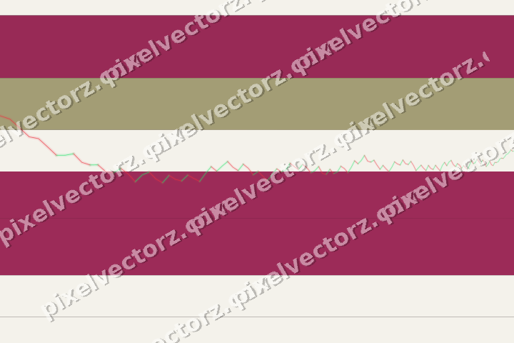 Glowing neon chart background in pink and yellow