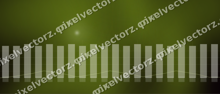 Glowing neon chart background in lime and pink