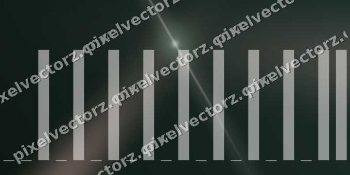 Glowing neon chart background in dark green and red