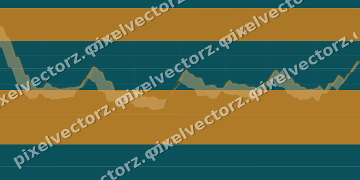 Soft pastel chart background in amber and dark teal
