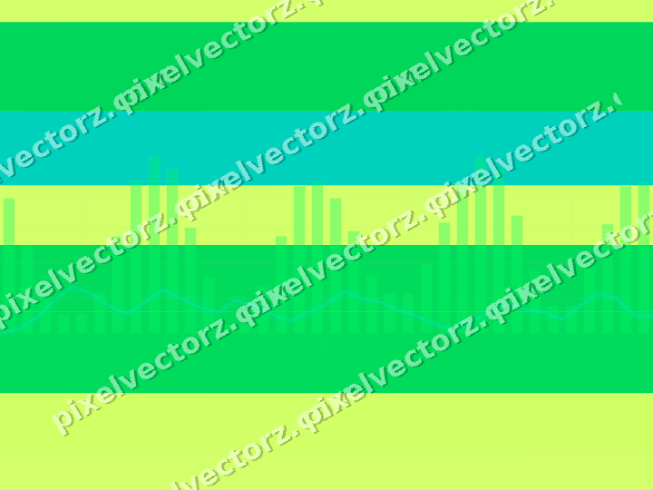 Soft pastel chart background in green and lime
