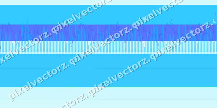 Glowing neon chart background in cyan and teal