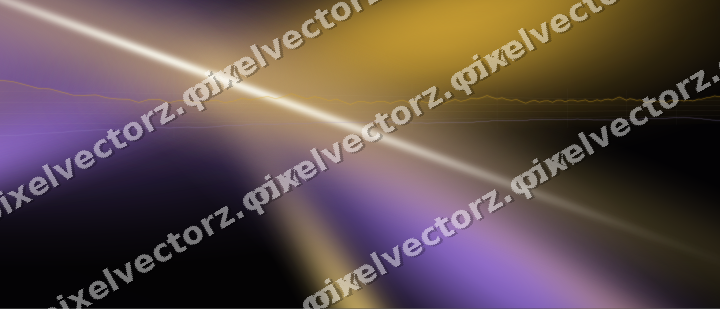 Glowing neon chart background in amber and purple
