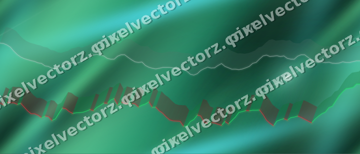 Nahtloser Neon Diagramm Hintergrund in Grün und Petrol