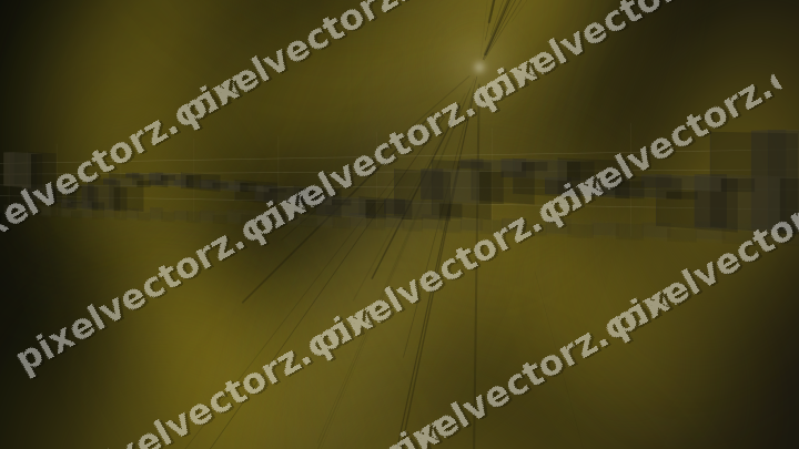 Glowing neon chart background in amber and yellow