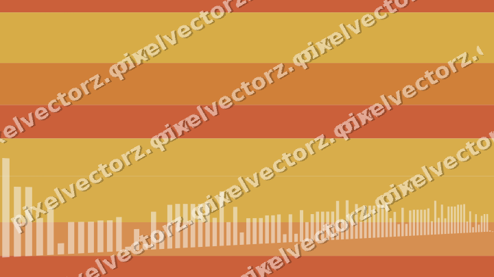 Soft pastel chart background in orange and amber