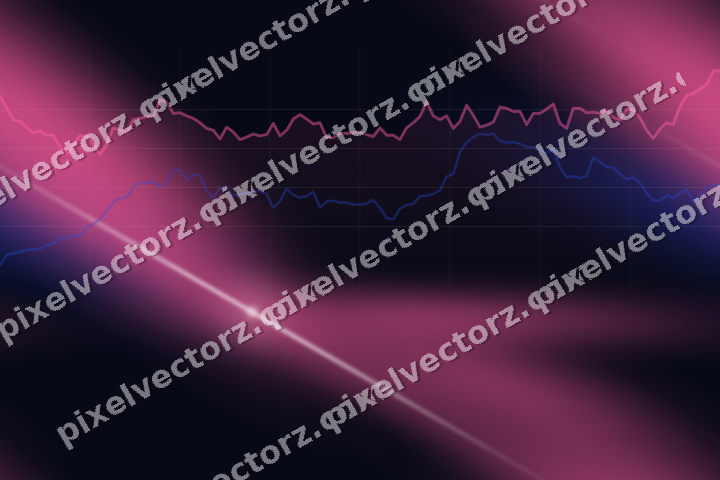 Nahtloser Neon Diagramm Hintergrund in Rosa und Blau
