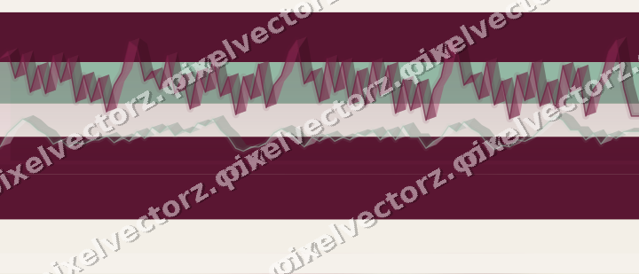 Soft pastel chart background in dark pink and green