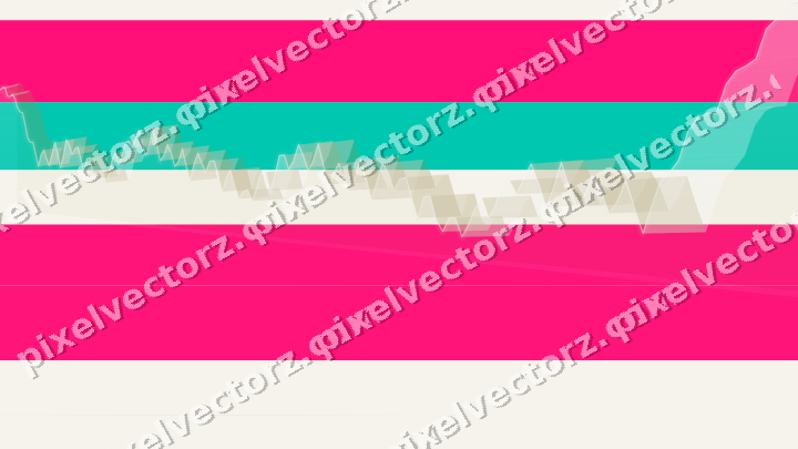 Soft pastel chart background in pink and orange