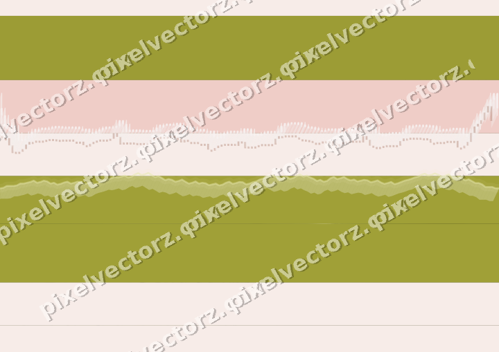 Glowing neon chart background in yellow and red