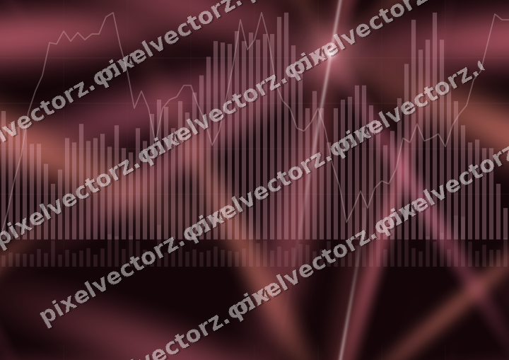 Nahtloser Neon Diagramm Hintergrund in Rosa und Rot