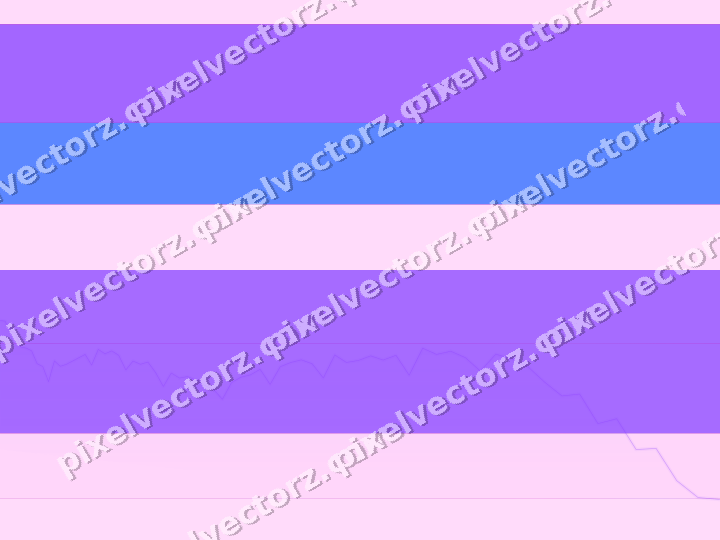 Glowing neon chart background in purple and blue