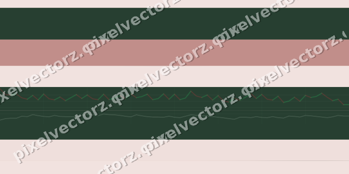 Soft pastel chart background in dark green and red