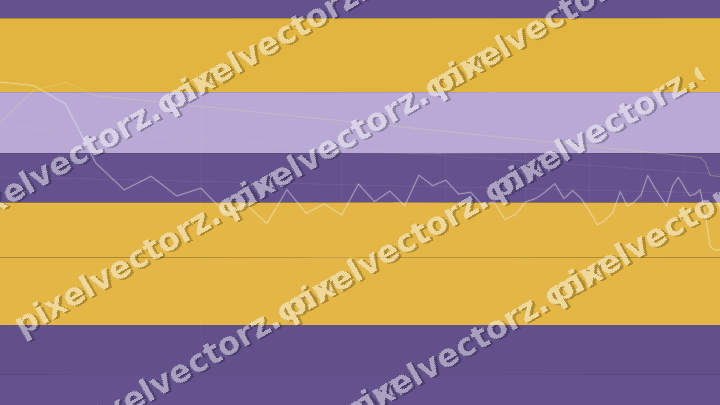 Glowing neon chart background in amber and purple