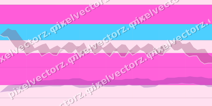 Glowing neon chart background in magenta and purple