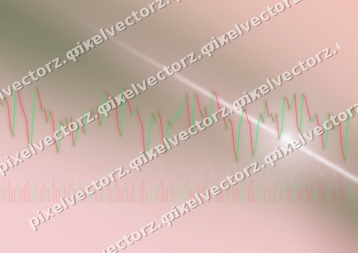 Soft pastel chart background in pink and dark lime