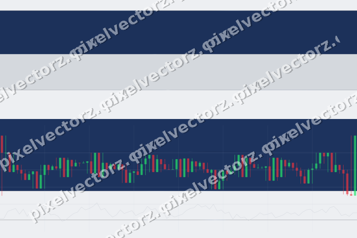 Glowing neon chart background in blue
