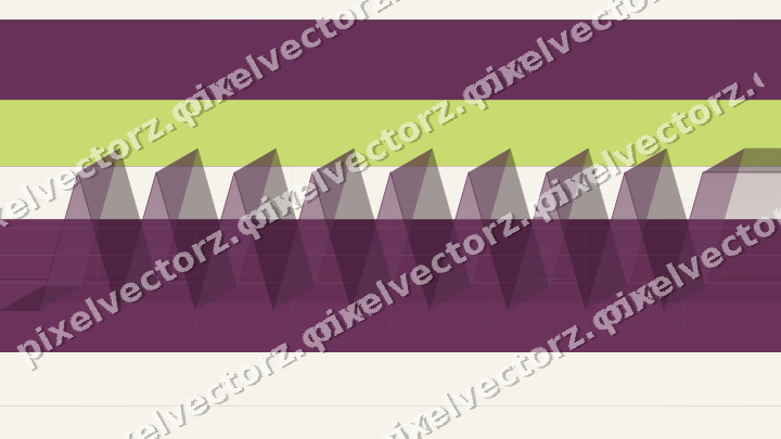 Glowing neon chart background in magenta and lime