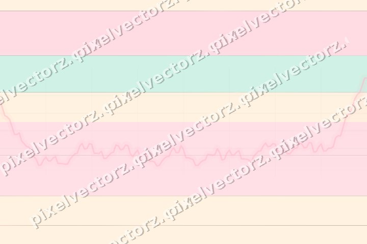 Glowing neon chart background in pink and amber