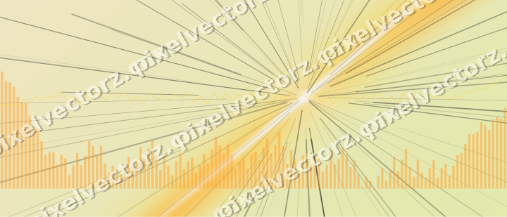 Soft pastel chart background in orange and amber
