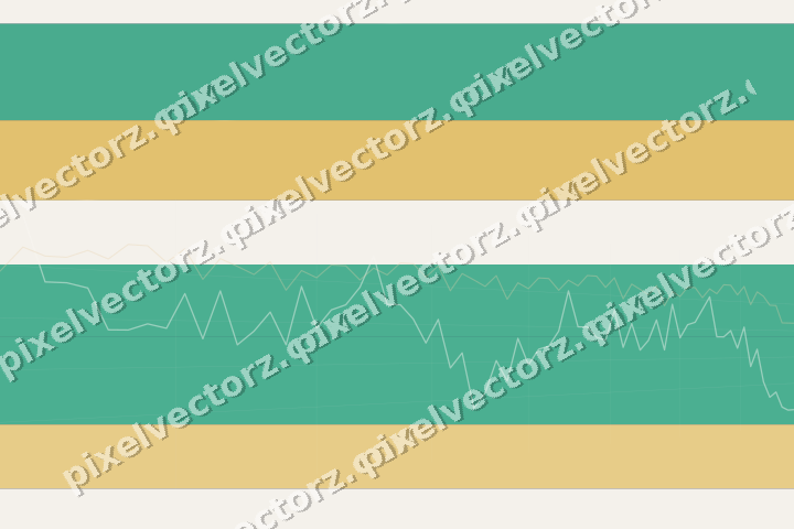 Glowing neon chart background in amber and green