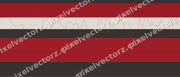 Soft pastel chart background in red and pale amber