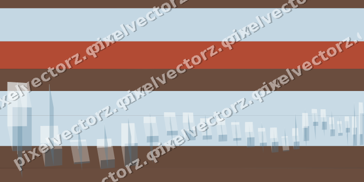 Glowing neon chart background in cyan and red