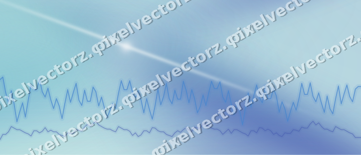 Soft pastel chart background in blue and cyan