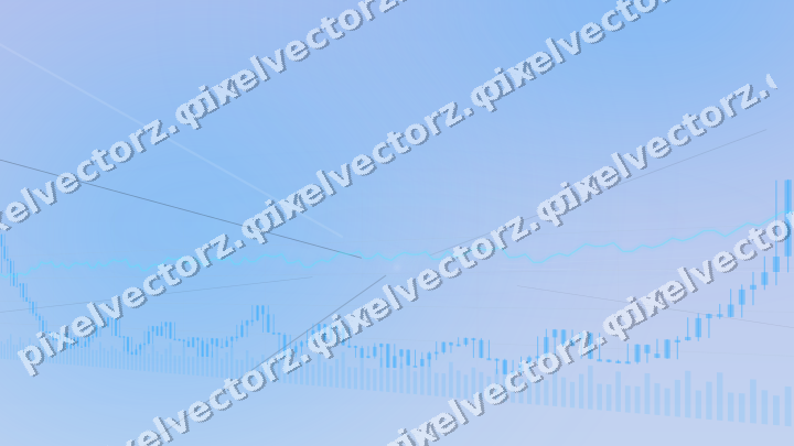 Soft pastel chart background in cyan and blue