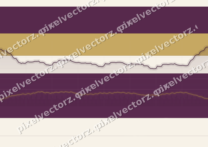 Glowing neon chart background in dark magenta and amber