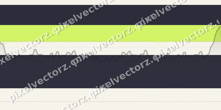 Glowing neon chart background in purple and lime