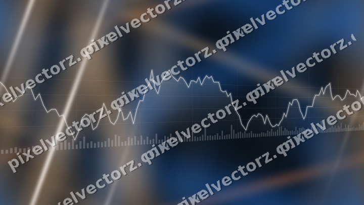 Nahtloser Neon Diagramm Hintergrund in Blau und Orange