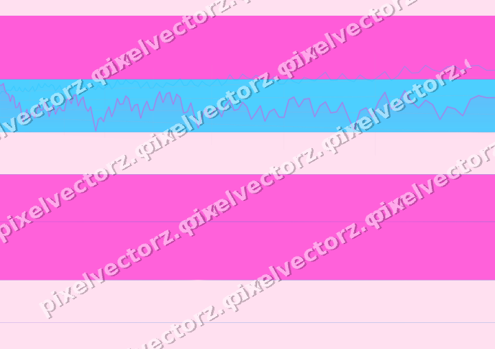 Glowing neon chart background in magenta and purple