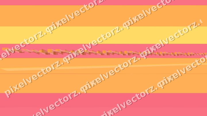 Glowing neon chart background in orange and amber