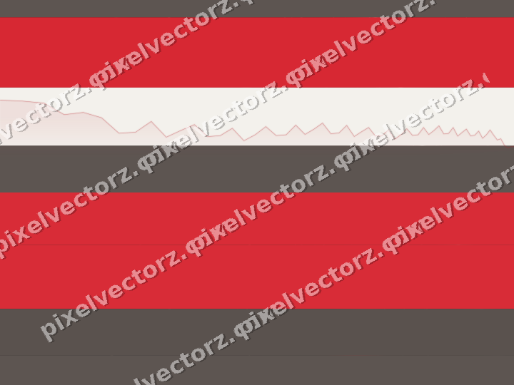 Glowing neon chart background in red and pale amber