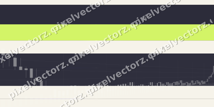 Glowing neon chart background in blue and purple
