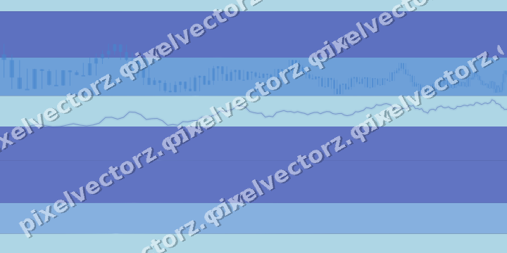 Glowing neon chart background in blue and cyan