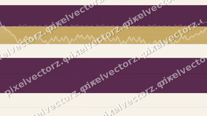 Glowing neon chart background in magenta and amber