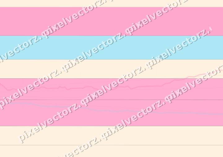 Glowing neon chart background in pink and cyan