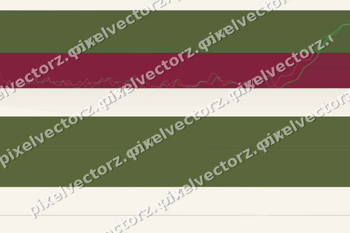 Glowing neon chart background in lime and pink