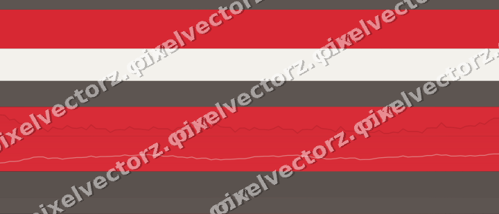 Glowing neon chart background in red and amber