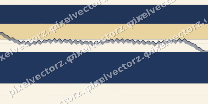 Glowing neon chart background in blue and amber