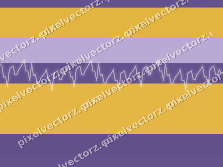 Glowing neon chart background in amber and purple