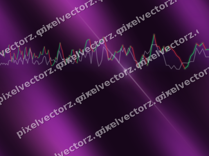 Nahtloser Neon Diagramm Hintergrund in Violett und Blau