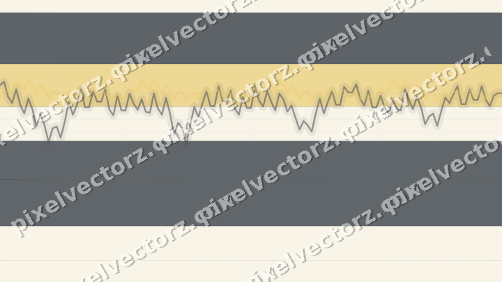 Glowing neon chart background in blue and amber