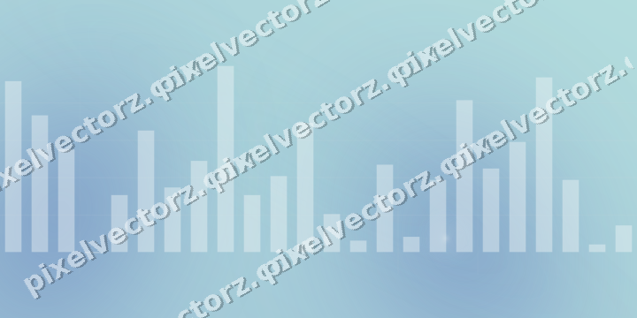 Soft pastel chart background in blue and cyan